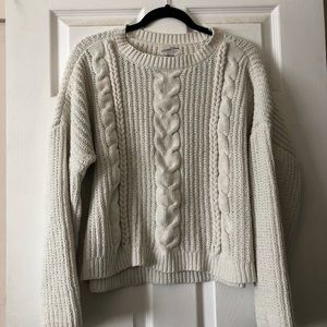 Universal Thread // chenille cable-knit sweater